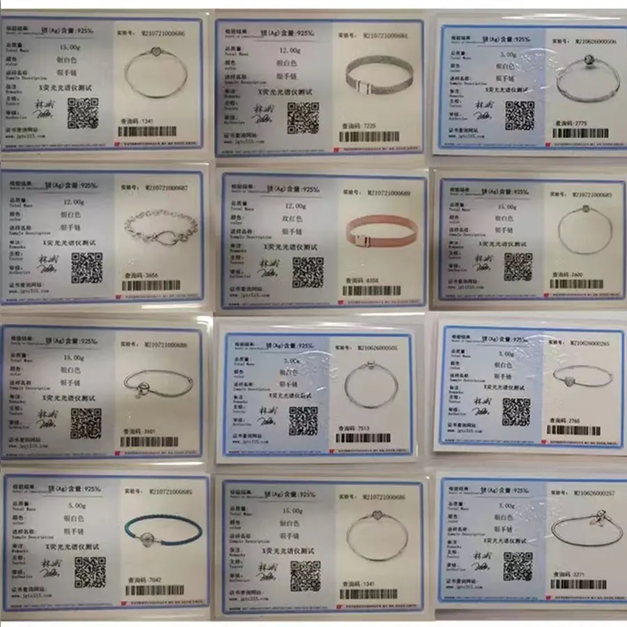 جديد الأصلي 17-20 سنتيمتر الحب ثعبان سلسلة الزركون أساور صالح Charms بها بنفسك السحر عيد ميلاد مجوهرات الأصدقاء والأقارب الهدايا #6