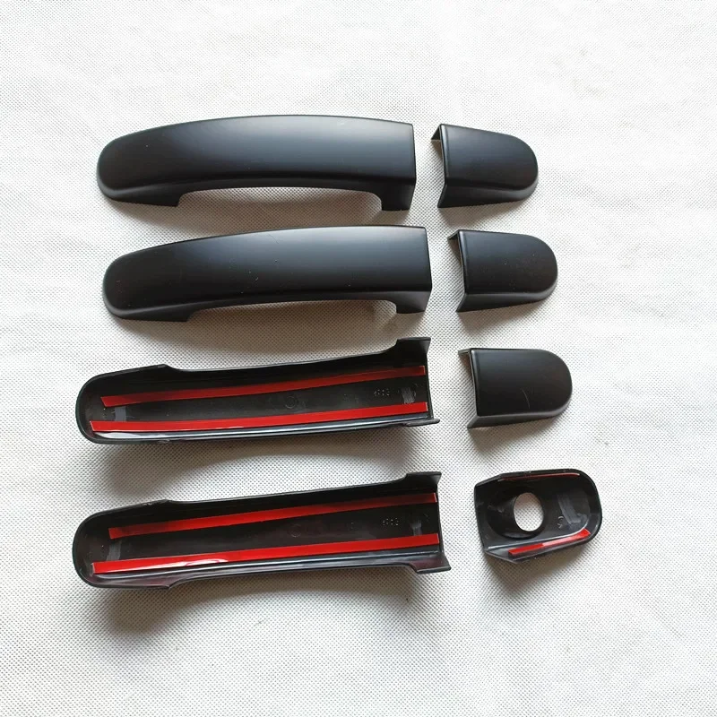 For Ford Ranger T6 2011 2013 2016 2017 2018 2019 2020 2021 Accessories Door Handle Cover Trim Plastic Imitation Carbon Fiber