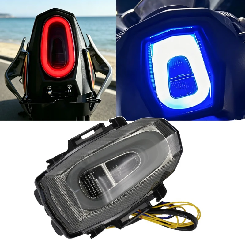 R15 Motorcycle LED lights Taillight Rear Brake Turn signal Integrated For Yamaha YZF-R15 V3 YZF V3 V4 2017-2023 2021 2022