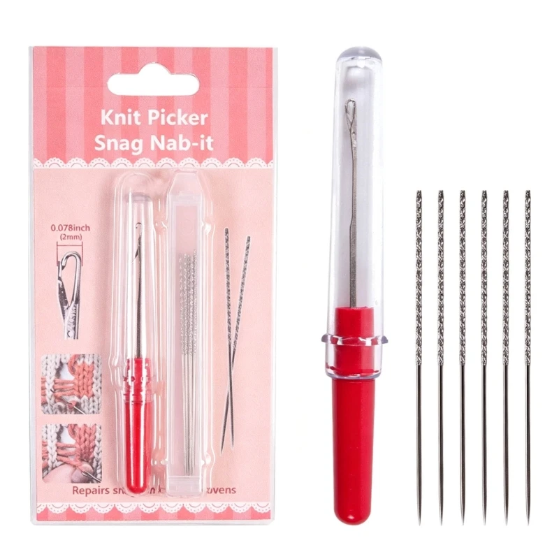Clothing Care Accessory with 8.1cm/3.1 in Size Reference, Hook Piece, and 5 Steel Guides for Sweater Return, Carry Tube J0MC