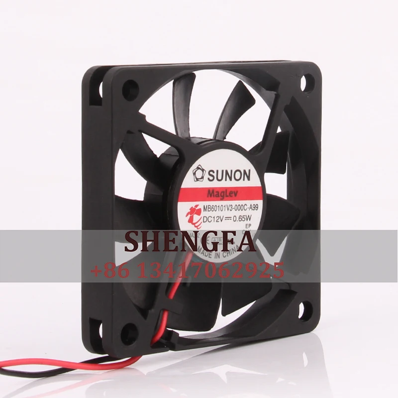 SUNON MB60101V3-000C-A99 Case Fan 24V DC12V 0.65W 60X60X10mm 6CM 6010 Ultra Silent Axial Flow Centrifugal Exhaustmb