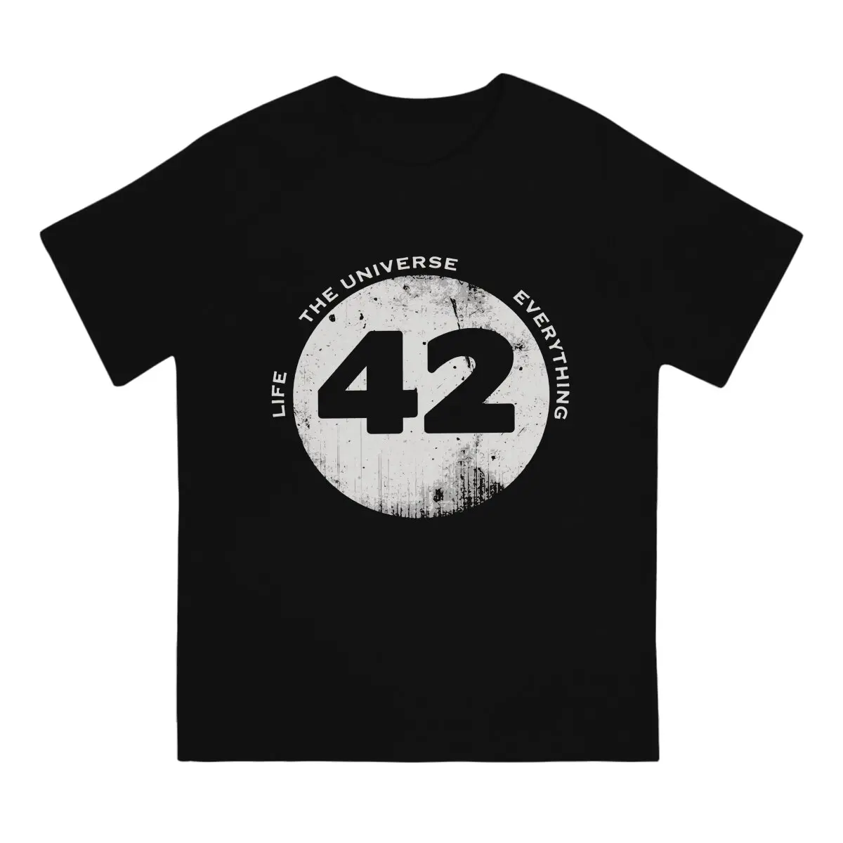 42 The Answer To Life The Universe And Everything Classic T Shirt Harajuku Grunge Men's Tshirt Polyester Streetwear