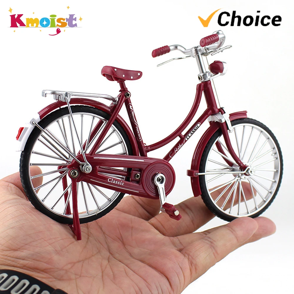 

1: 10 Metal Simulation Old-fashioned Retro Bicycle Diecast Bikes Alloy Model Classic Toys Gifts for Boys Kids Home Decorative