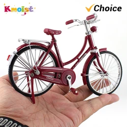 1/10 Metal Simulation Old-fashioned Retro Bicycle Diecast Bikes Alloy Model Classic Toys Gifts for Boys Kids Home Decorative