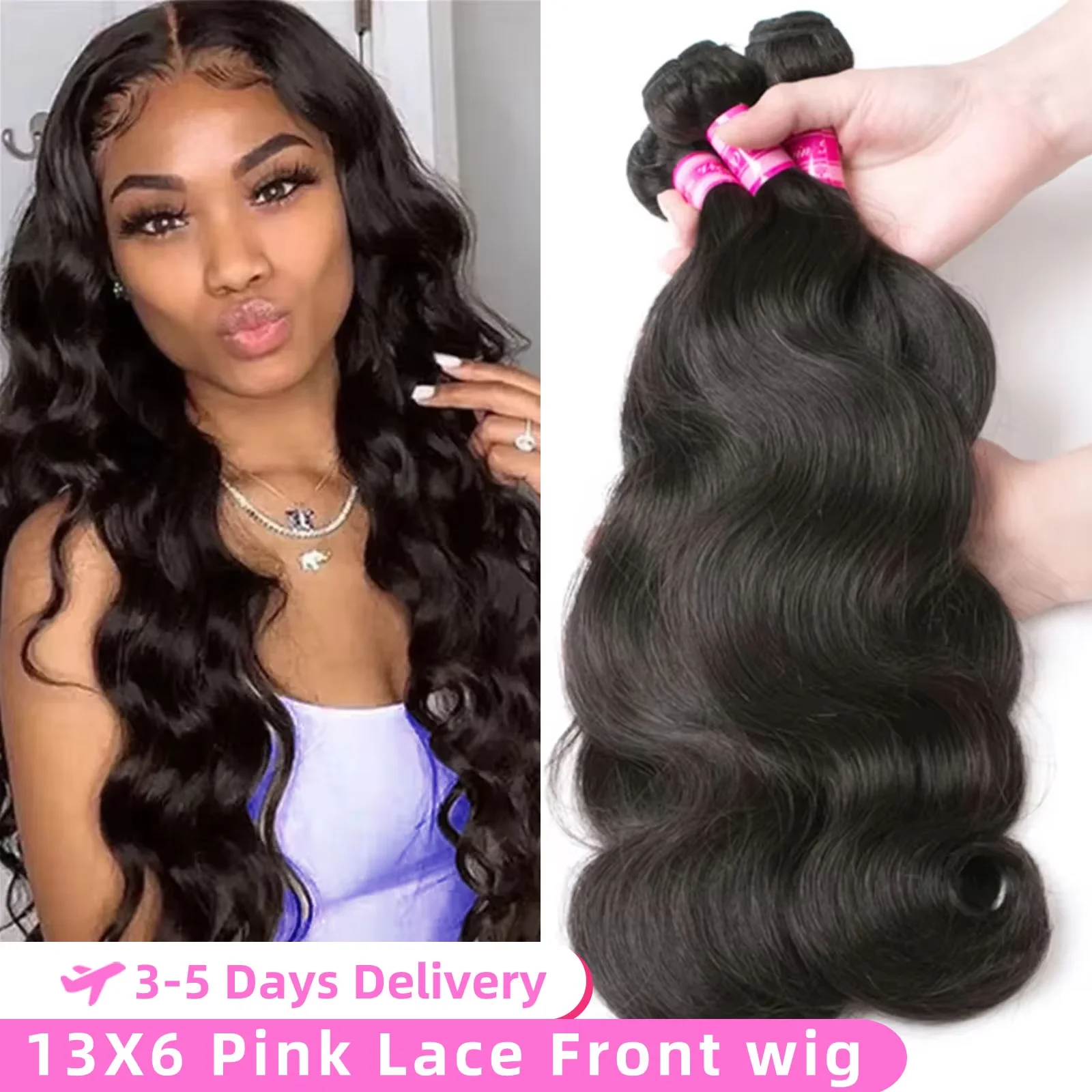 12A Brazilian 28Inch Body Wave Bundles 100% Unprocessed Virgin Hair Body Wave 4 Bundles Human Hair Weave Bundles With Baby Hair