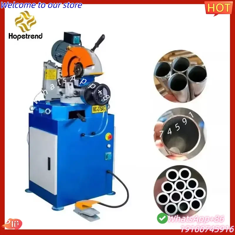2026Hot Pipe Cutting Machine for Aluminum Stainless Steel Metal Tubes Semi-Automatic Circular Cold Saw Blade Producing