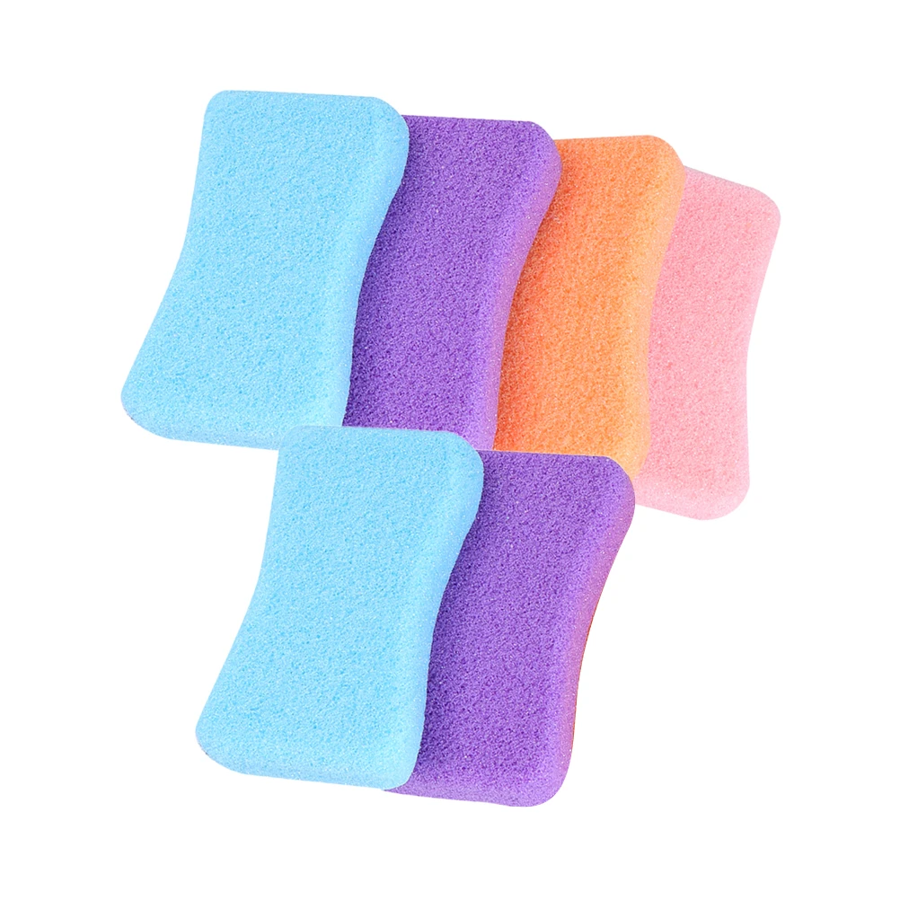 6Pcs Pediküre Bimsstein Raue Schleifen Oberfläche Kallus Entferner Langlebig PU Peeling Werkzeug Dead Skin Remover Fuß Pflege Werkzeug