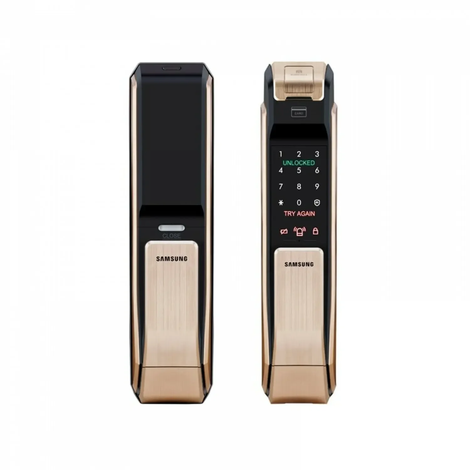 Samrt Samsung SHS-P718 Fingerprint Digital Door Lock Push/Pull Door Lock  Security Home Lock Wooden Password Lock For Home