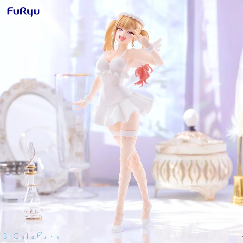 

In Stock Genuine Furyu 1/6 Bicute Pure Figure My Dress-Up Darling Kitagawa Marin Angel Wings Series Pvc Model Collectibles Toy