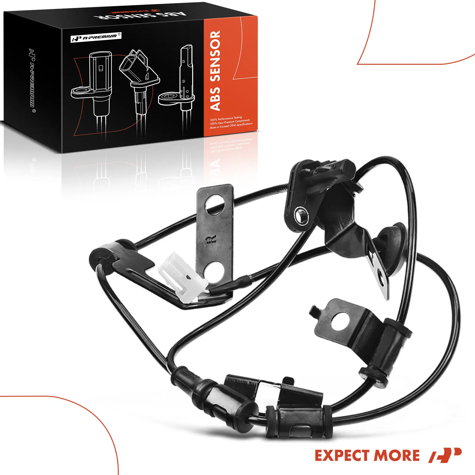A-Premium Rear Passenger Side ABS Wheel Speed Sensor for Kia Sportage 2011 2012 2013 2014 2015 2016 Hyundai Tucson 8