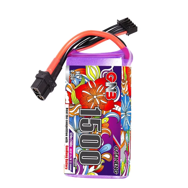 Original GNB 4s 1500mAh 120c/240c Lipo Battery For RC Helicopter Quadcopter FPV Racing Drone Spare Parts With XT60 15.2V Battery