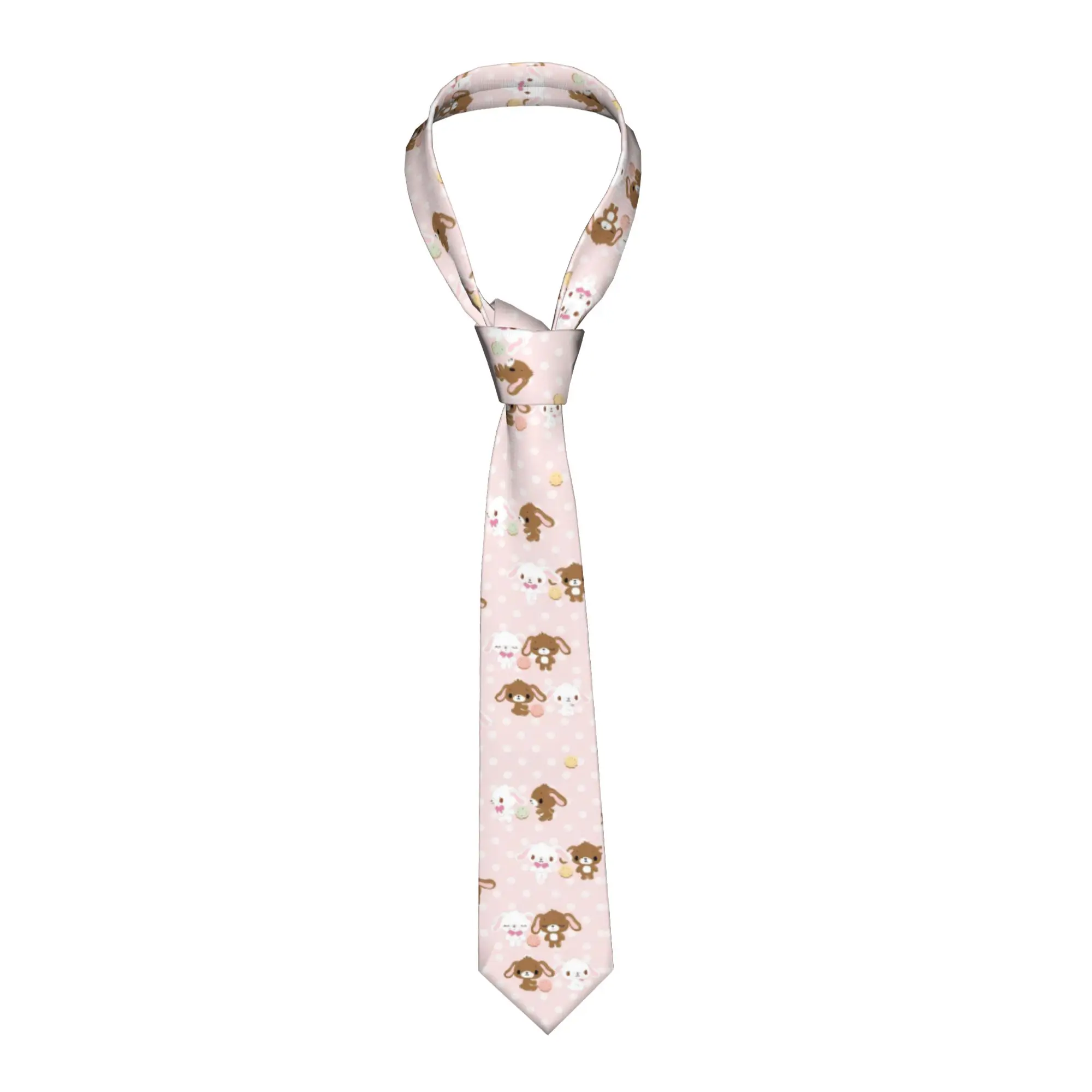 Necktie S-Sugarbunnys Bunny Unisex Silk Polyester 8 cm Narrow Neck Ties  for Men Accessories Gravatas Wedding Accessories Office