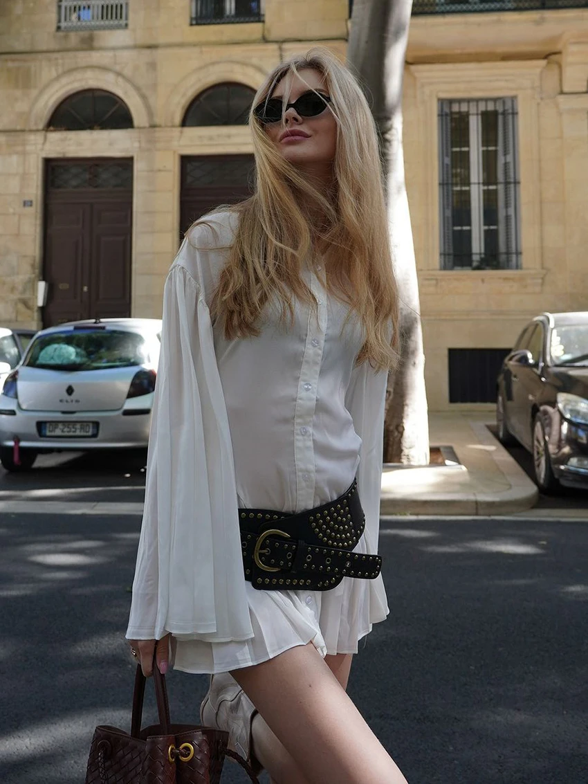 

Marthaqiqi модные женские ночные рубашки с длинными рукавами пижамы сексуальные отложным воротником пижамы свободные мини-платья зимняя женская ночная рубашка