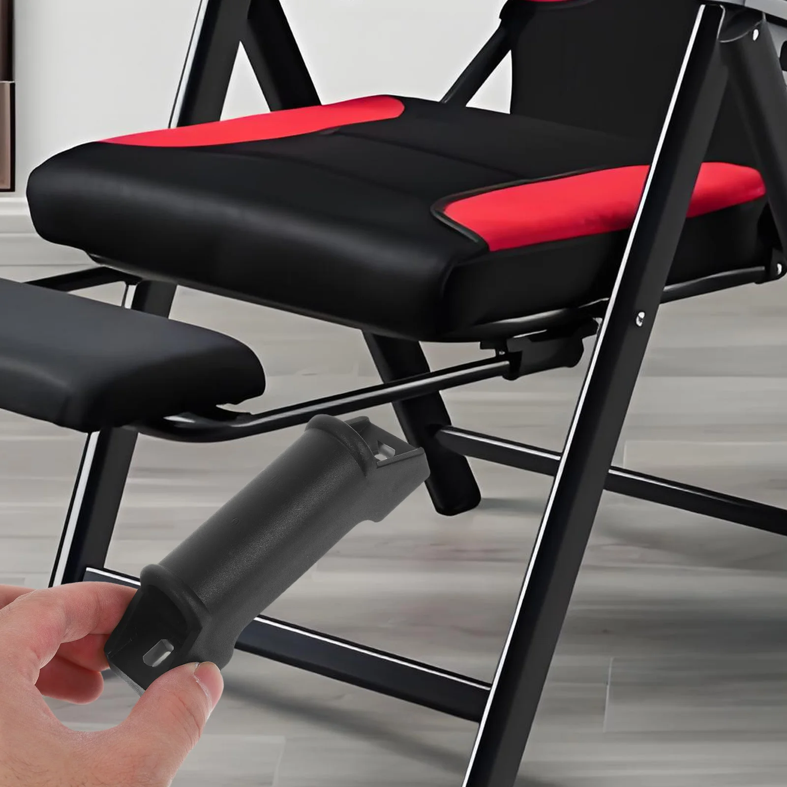 4Pcs Ergonomic Footrest Sliders for Gaming Chairs Recliners Comfortable Office Chair Replacement Pedal Sliders