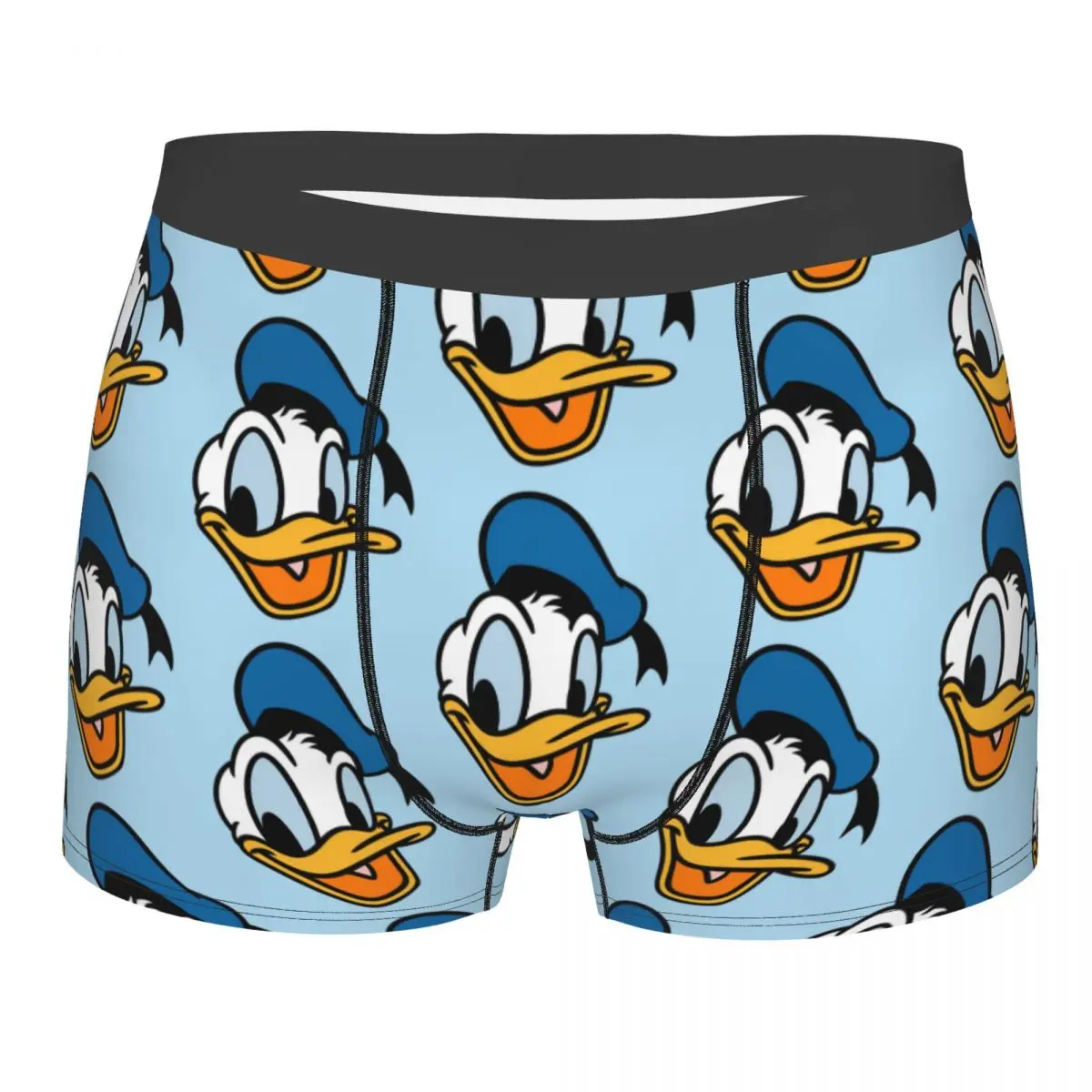 Funny Boxer Donald Duck Shorts Panties Man Underwear Soft Underpants for Male S-XXL