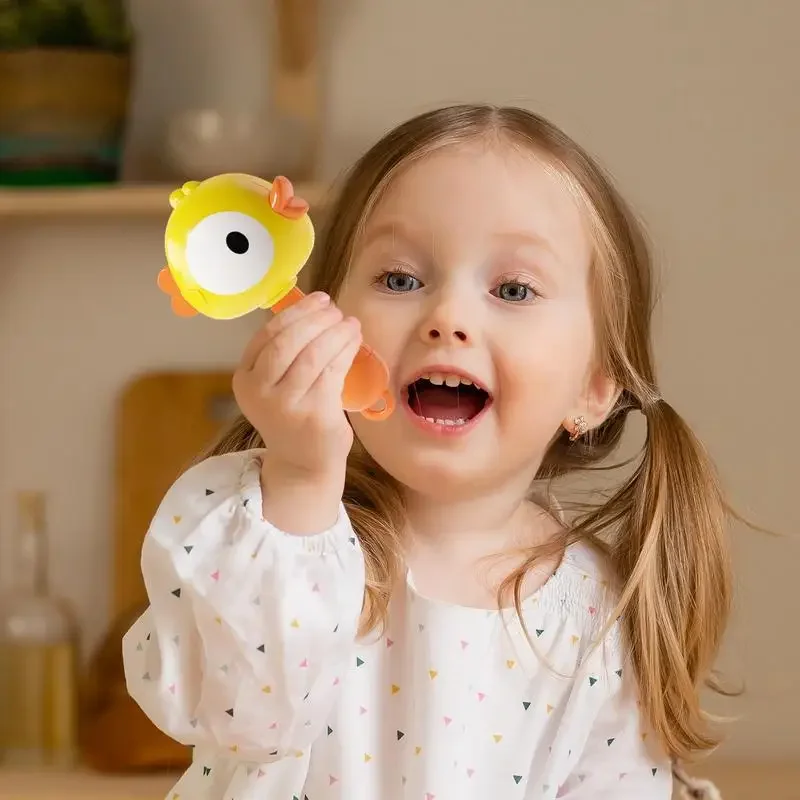 Lindo pato Maracas música iluminación instrumento Musical sonajero Shaker juguetes niños cumpleaños favores