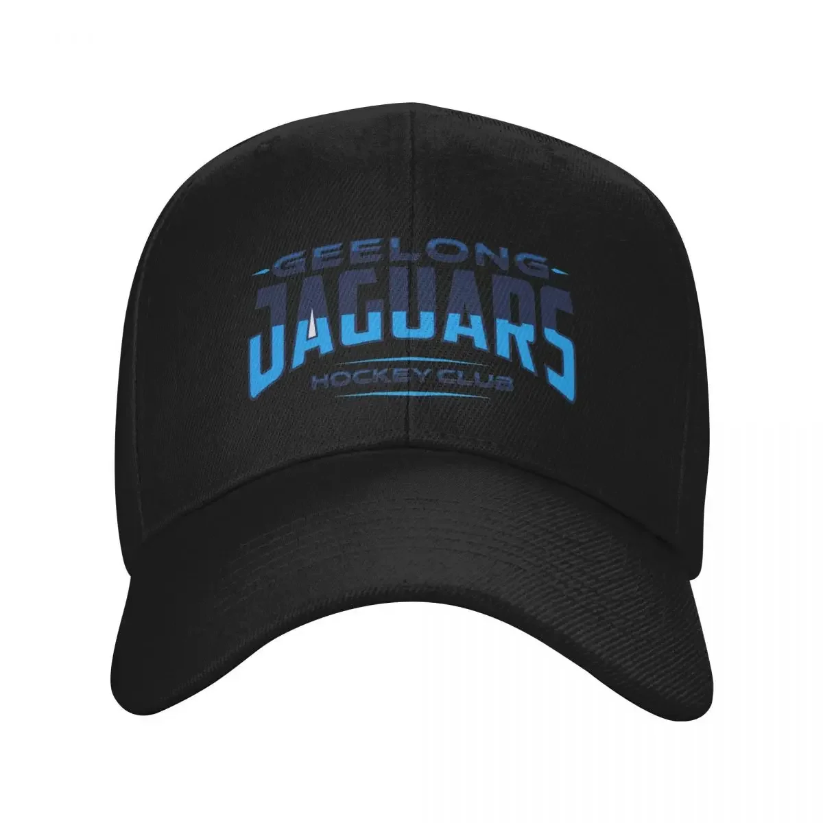 Geelong Jaguars Hockey Club - Blue Text - Transparent Background Baseball Cap fishing hat Winter hat Rugby Mens Hats Women's