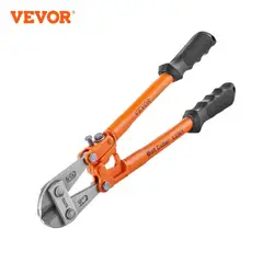 VEVOR Bolt Cutter 8in/14in/18in/24in Lock Cutter Bi-Material Handle with Soft Rubber Grip Chrome Molybdenum Alloy Steel Blade