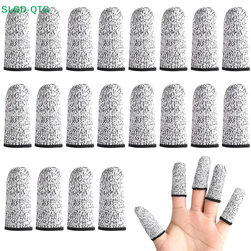 

NEW 10pcs Cut Resistant Finger Cots Finger Sleeve Protectors Reusable Finger Covers Finger Protection Cots for Sewing Supplies