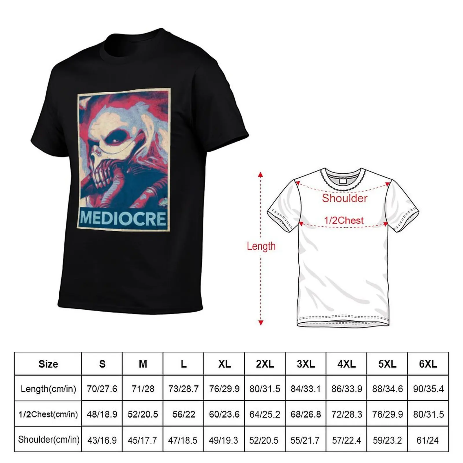 Mad Max Fury Road - Immortan Joe - Mediocre T-Shirt anime figures Aesthetic clothing men t shirts high quality