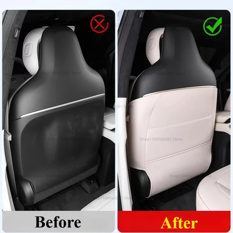 For Nio EL6 ES6 2024 2025 Car Interior Accessories Rear Seat Anti Kick Pads Durable Long -Lasting