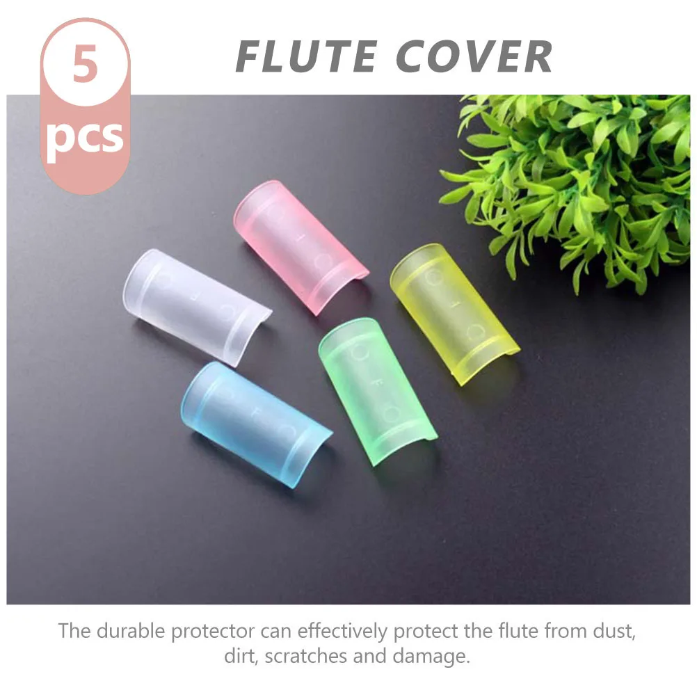 

5 Pcs Protector Dimo Protective Cover Plastic Flute Protectors Case Creative Covers