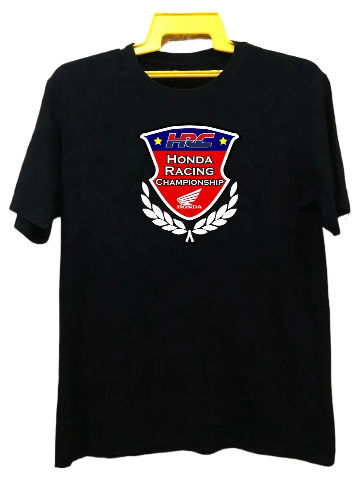 

Honda HRC Motorsport Велосипедный костюм с логотипом и принтом, летний высококачественный мужской и женский повседневный топ с круглым вырезом и короткими рукавами