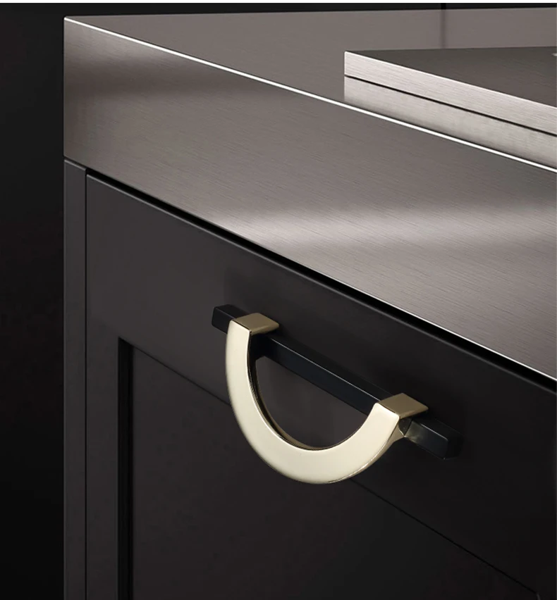 Wv Luxus Küchen schrank Lagerung weiße Tür Schrank Griffe Schublade Kleider schrank Griff halbkreis förmige runde Tür zieht Knöpfe Hardware küchen schrank aufbewahrung – Detail 11