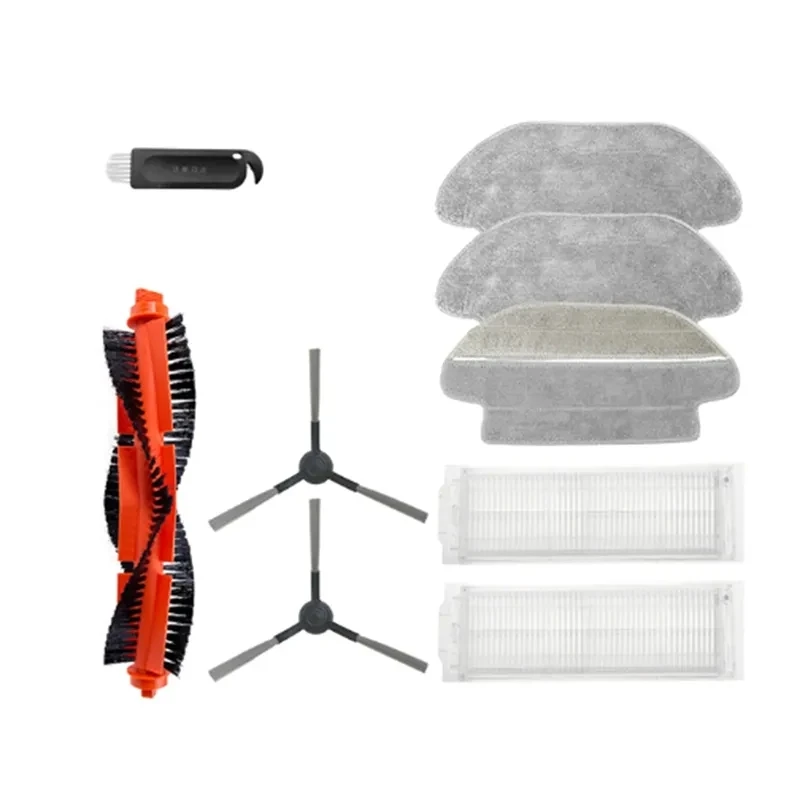 

1 Set Side Roller HEPA Filter Main Brush Mop Pack Kits For XIAOMI MIJIA Sweeping Robot Vacuum Cleaner STYJ02YM/B106CN/Mop P