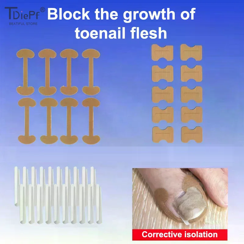 Ensemble d'autocollants professionnels pour correcteur d'ongles incarnés, soins des ongles des orteils, outils de pédicure, soins de santé, protection du traitement Paronychia