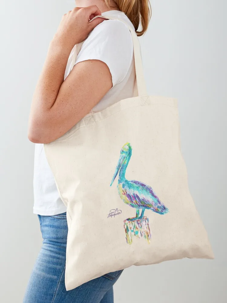 

Pelican watercolor Tote Bag large size bags Women's shopper bag Large bags for women hand bag ladies