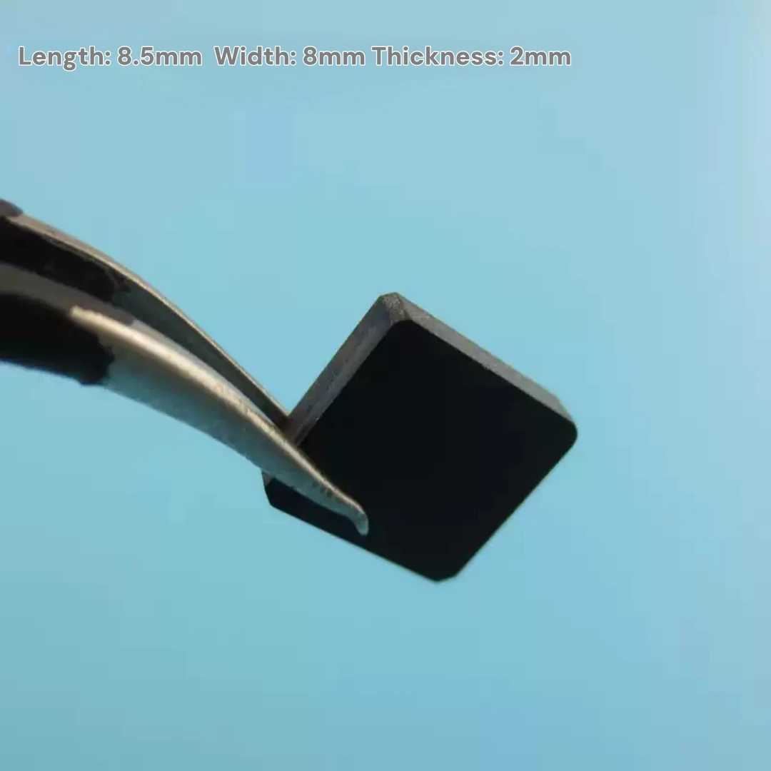 780nm-2500nm High Transmittance Infrared Filter Imported Black Glass Lens Universal OD3 Cut-off Depth Over 90% Transmittance