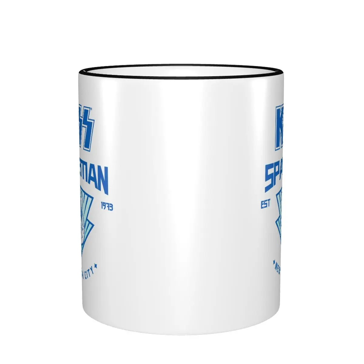High Quality Kiss Band Spaceman Ace Frehley Merch Mugs Kawaii Tea Cup