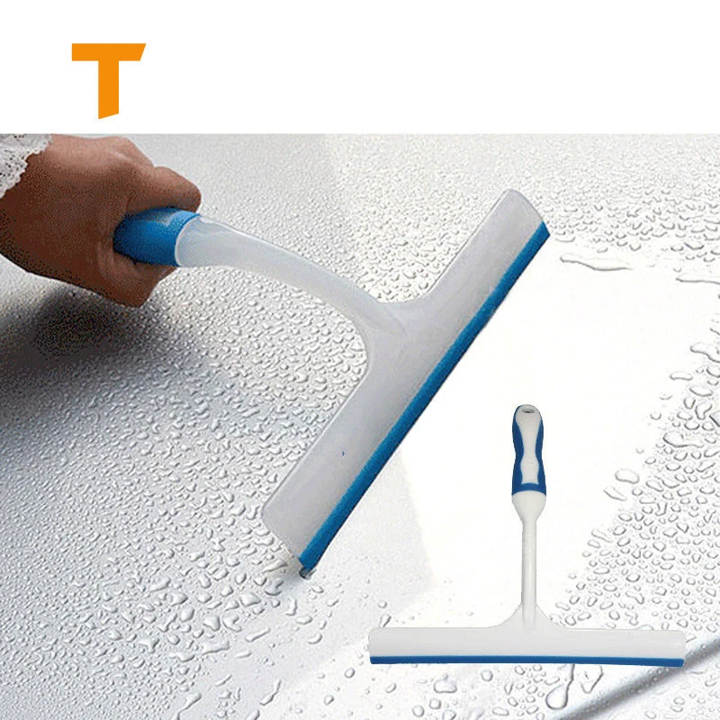 Automotive T-style Front Rear Window Body Snow Scraper Squeegee Shower Doors Bathroom Glass Cleaning Supplies