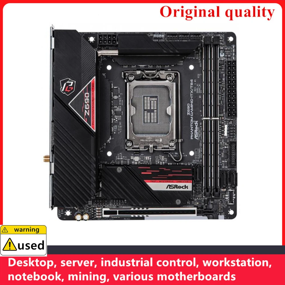 

Used For ASROCK Z690 Phantom Gaming-ITX/TB4 Gaming-ITX MINI ITX Motherboards LGA 1700 DDR5 For Intel Z690 Desktop Mainboard