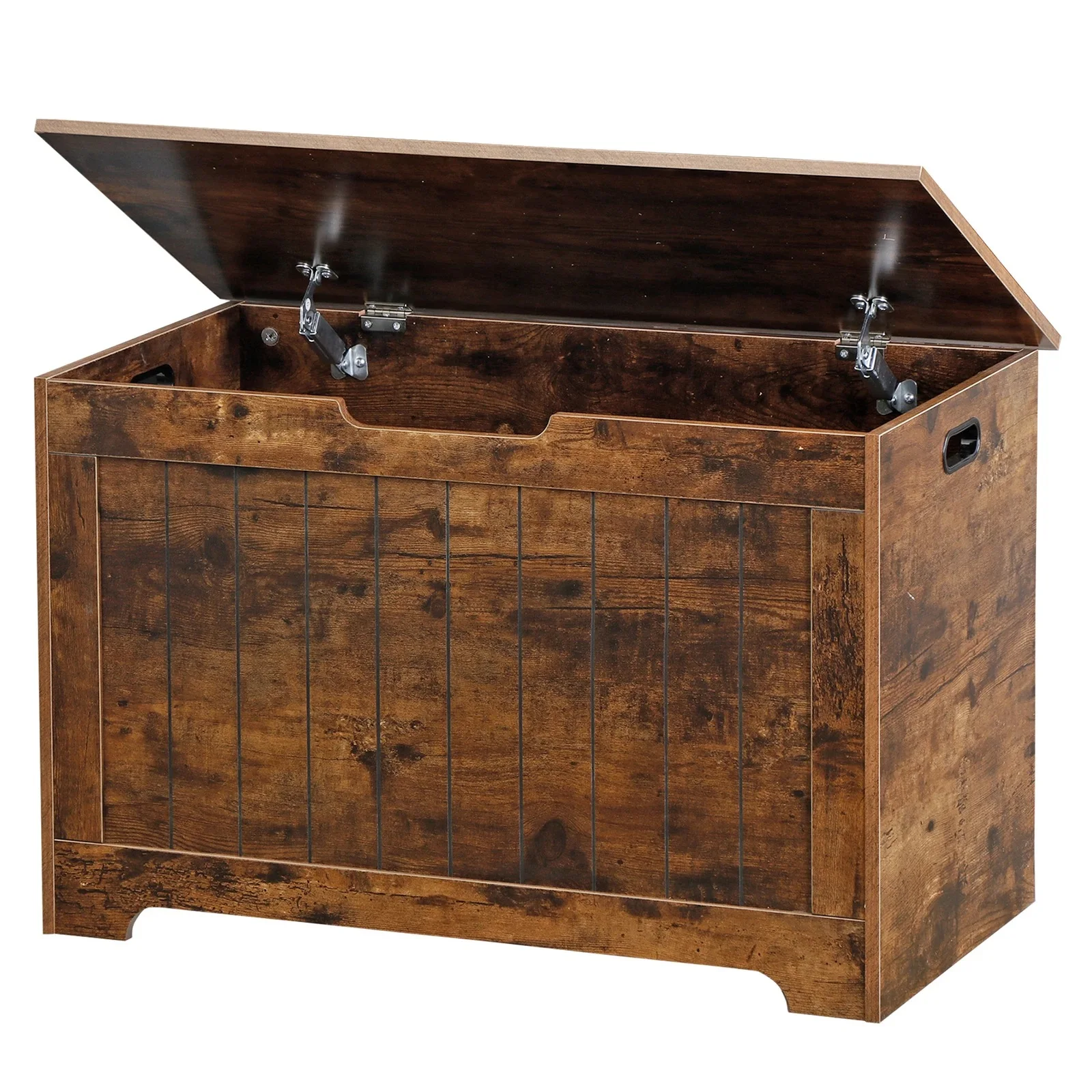 Toy Box Storage Kids Bedroom Chest Bench w/2 Safety Hinge Organizer Furniture
