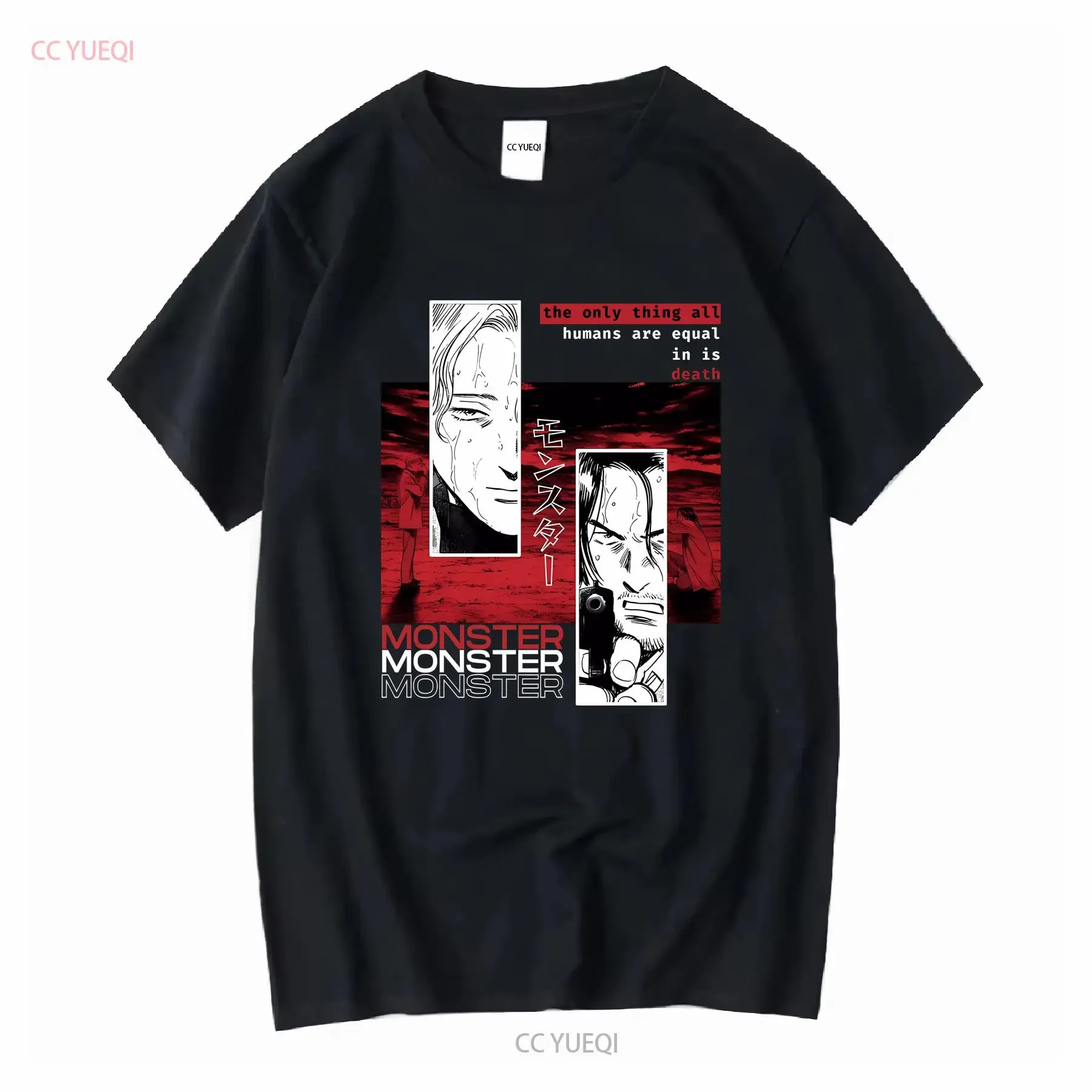 Johan liebert new T Shirt naoki urasawa 21th century boys vintage Washed Slightly Unisex designer clothes Stretched streetwear