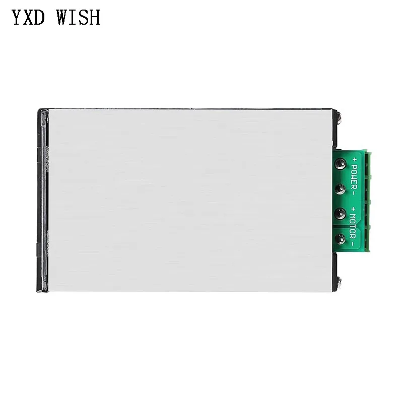 DC 6-60V 30A DC Motor Speed Controller Slow Start Soft Stop PWM Digital Display 0~100% Adjustable Motor Speed Control Switch