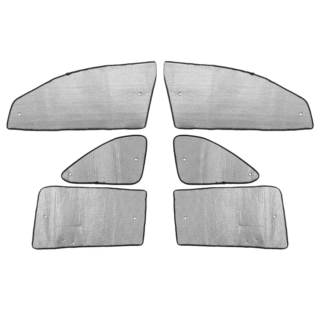 

Car Side Window Privacy Sunshade Cover Set Fit For Toyota Highlander 2014-2019 Silver