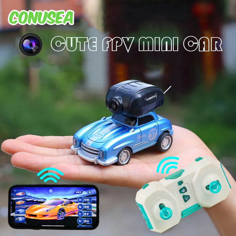 

Rc Car with Camera HD Wifi Fpv Pocket Racing Drift Vehicles Light Music Remote Control Car Radio Controlled Cars Model Toys Boys