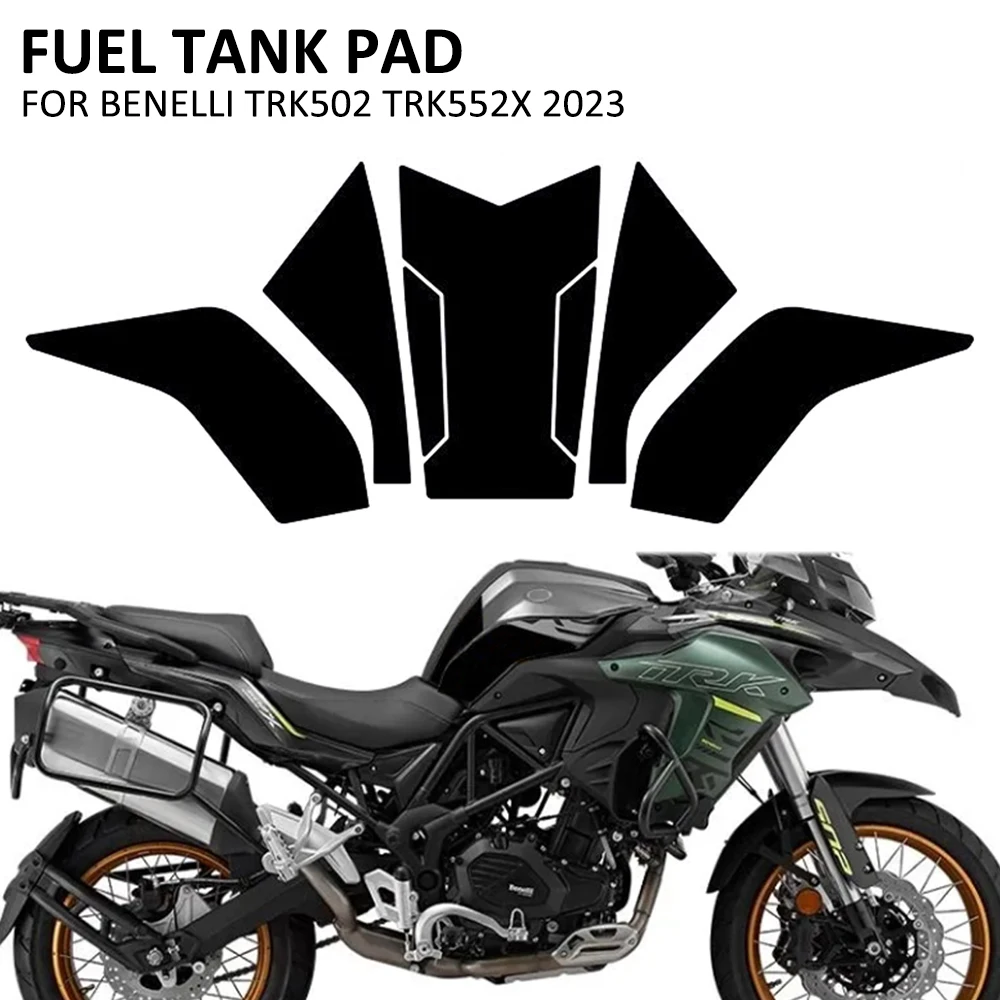 Motorcycle Anti Slip Fuel Oil Tank Pad Side Knee Grip Decal Protector Sticker Pads For Benelli TRK502 TRK552X TRK 502 552X 2023