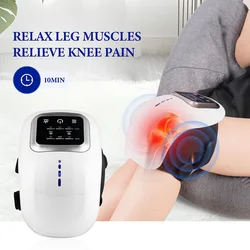 Heating Knee Massager Hot Compress Far Infrared Vibration Kneecap Brace Relieve Rheumatic Arthritis Pain Relax Leg Muscles