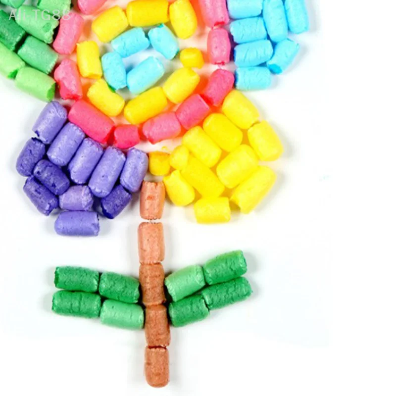 500 Uds almidón bebé niños construcción plastilina de maíz mágica juguete para regalo para niños