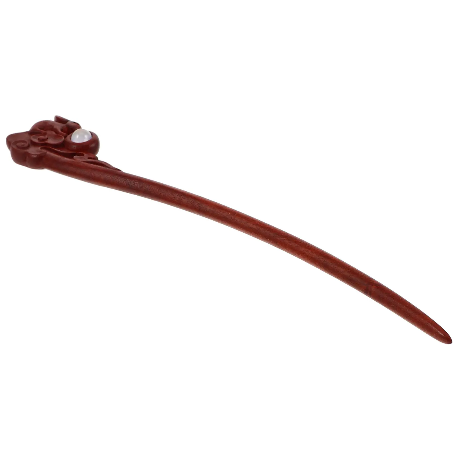 Retro Wooden Hair Stick Vintage Chinese Hairpin Lightweight Wood Chopstick for Women Hairstyling Accessories Long Hair Daily