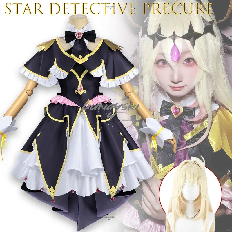 

Костюм для косплея Star Detective Precure Мория Рурука, полный комплект, аниме-платье, женский наряд для ролевых игр в стиле аниме