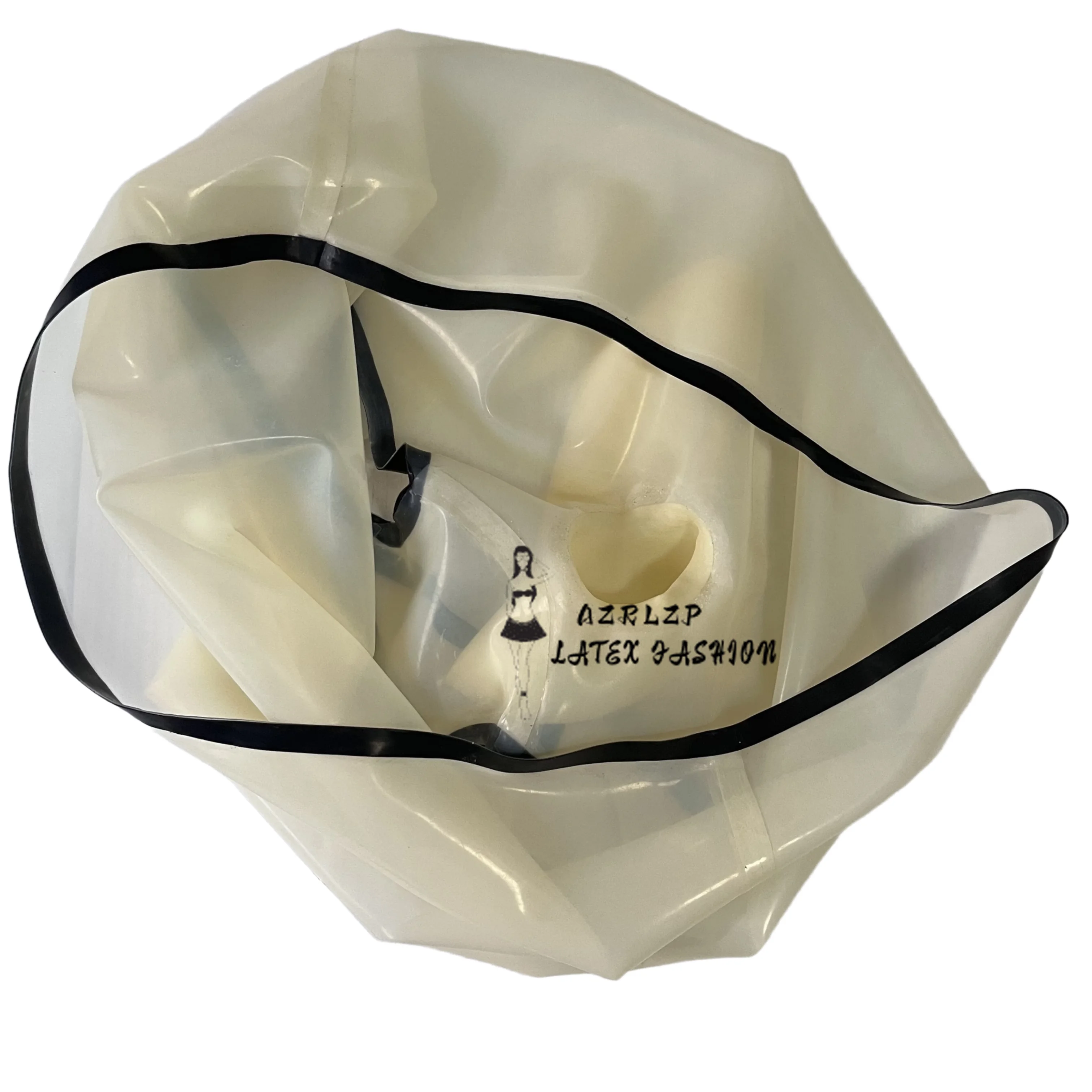 Men's Latex Transparent Boxer Briefs with Condom