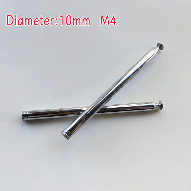 10mm M4 Telescopic Antenna FM AM Radio Aerial Antenna TV Spare Parts