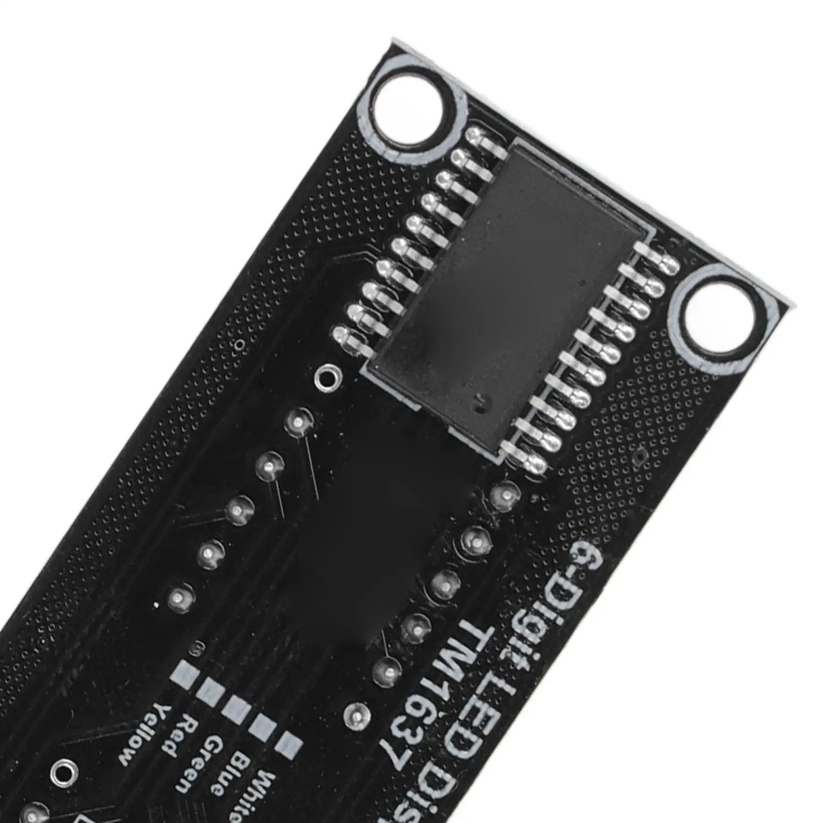 وحدة عرض رقمية 2 دبوس اتصال 6 بت الضوء الأخضر 7 قطعة أنبوب لإلكترونيات ديكور المنزل