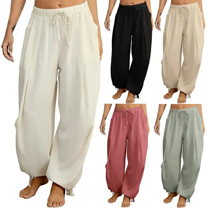 Pantalones Casuales Loose Jogging Pants Women's Clothing Штаны Женский Casual Pants