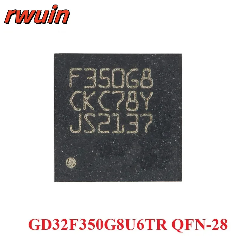 GD32F GD32F350 GD32F350G6U6TR GD32F350G8U6TR 350G6U6 350G8U6 QNF-28 QFN-28 ARM Cortex-M4 32-bit Microcontroller MCU IC Chip